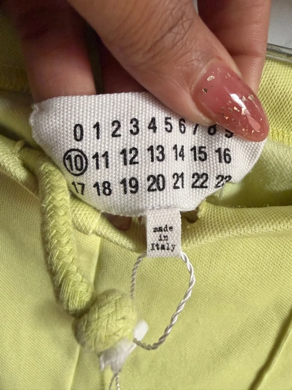 Maison Margiela Lime Green Side Stripe Italian Track Pants SZ 34 (IT 50)